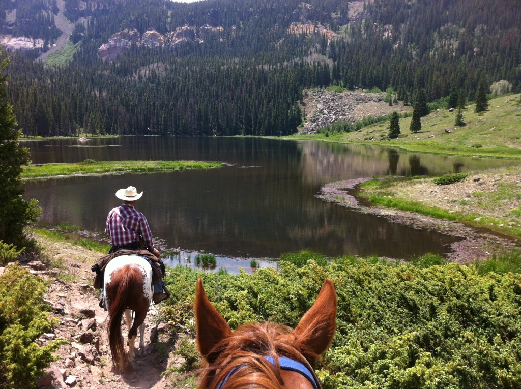 Colorado horseback riding at Rainbow Trout Ranch Colorado dude ranch
