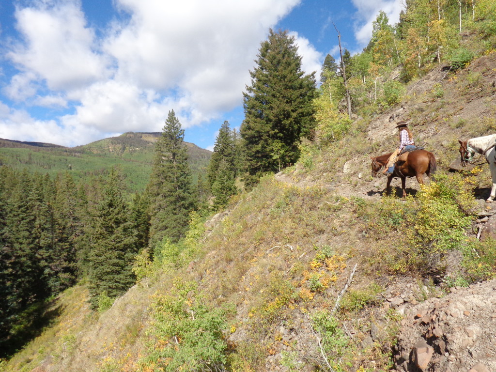 Colorado horseback riding at Rainbow Trout Ranch Colorado dude ranch