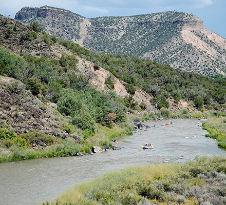 Whitewater rafting