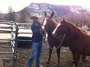 David removing Mikey’s stitches with Prima looking on this morning, December 4, 2012.